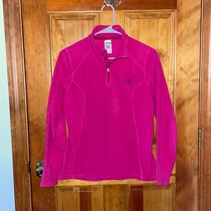 Pink north face fleece